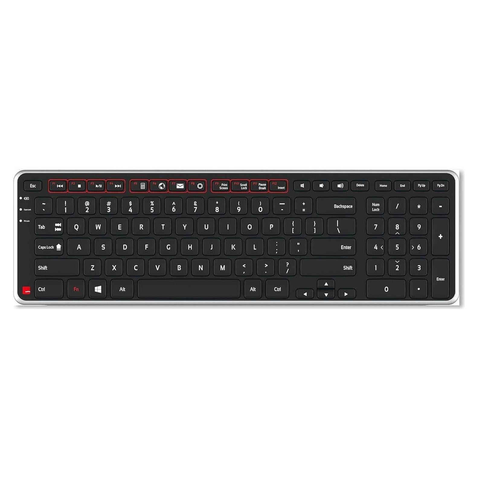 Contour Balance Keyboard - Compact Ergonomic Keyboard for Wrist Pain Relief with Adjustable Tilt to Support, Compatible with RollerMouse & SliderMouse, Plug & Play for PC & Mac - Wired - Sliver