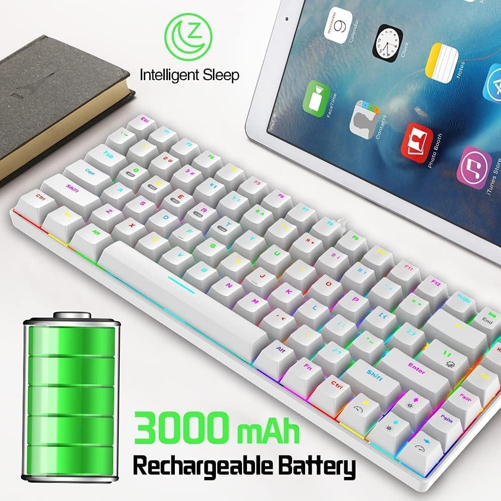 Teclado Mecánico Inalámbrico Mamba Snake Mini RGB 84 Teclas