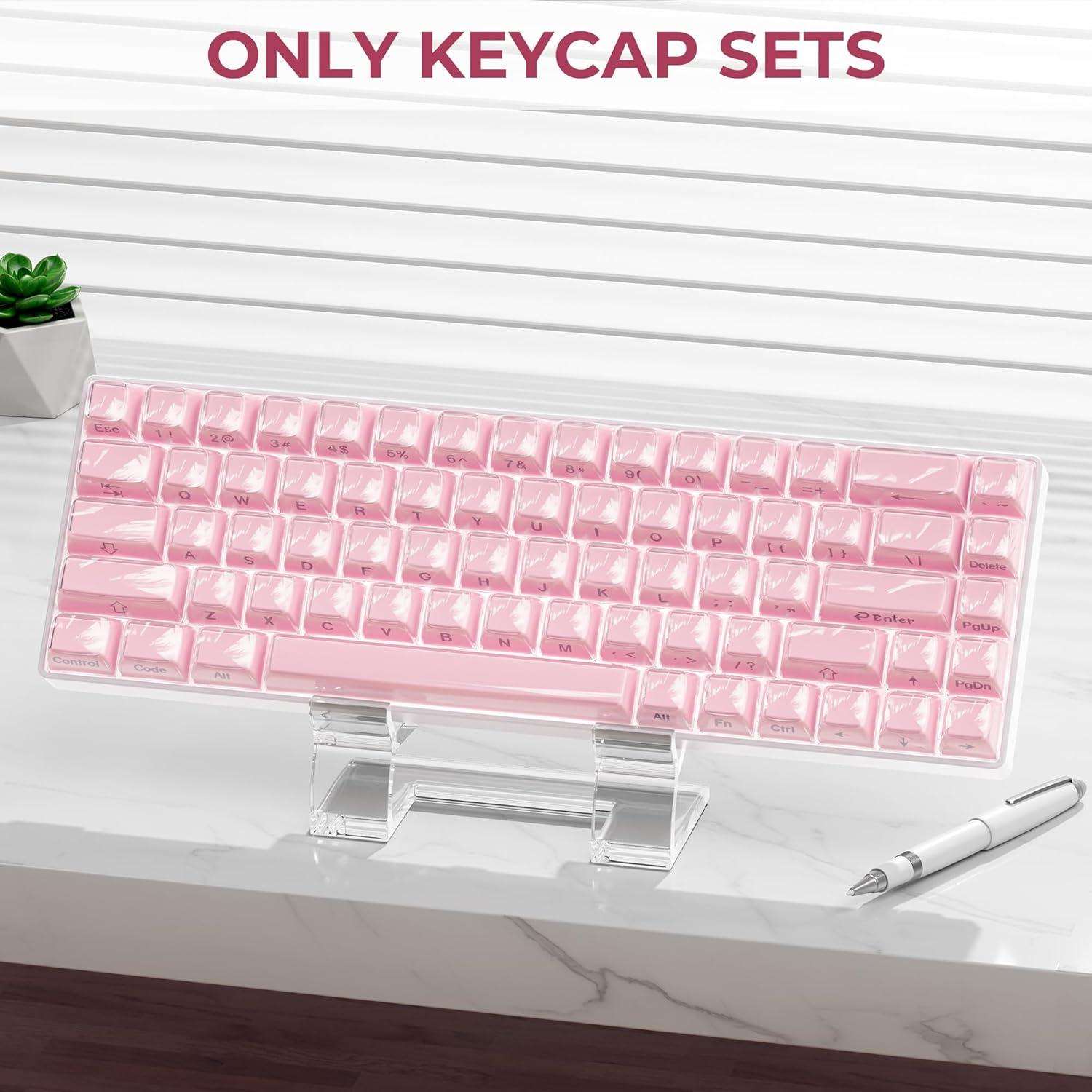 Juego de Teclas de Teclado Mecánico GMKWTL Rosa 113 Teclas