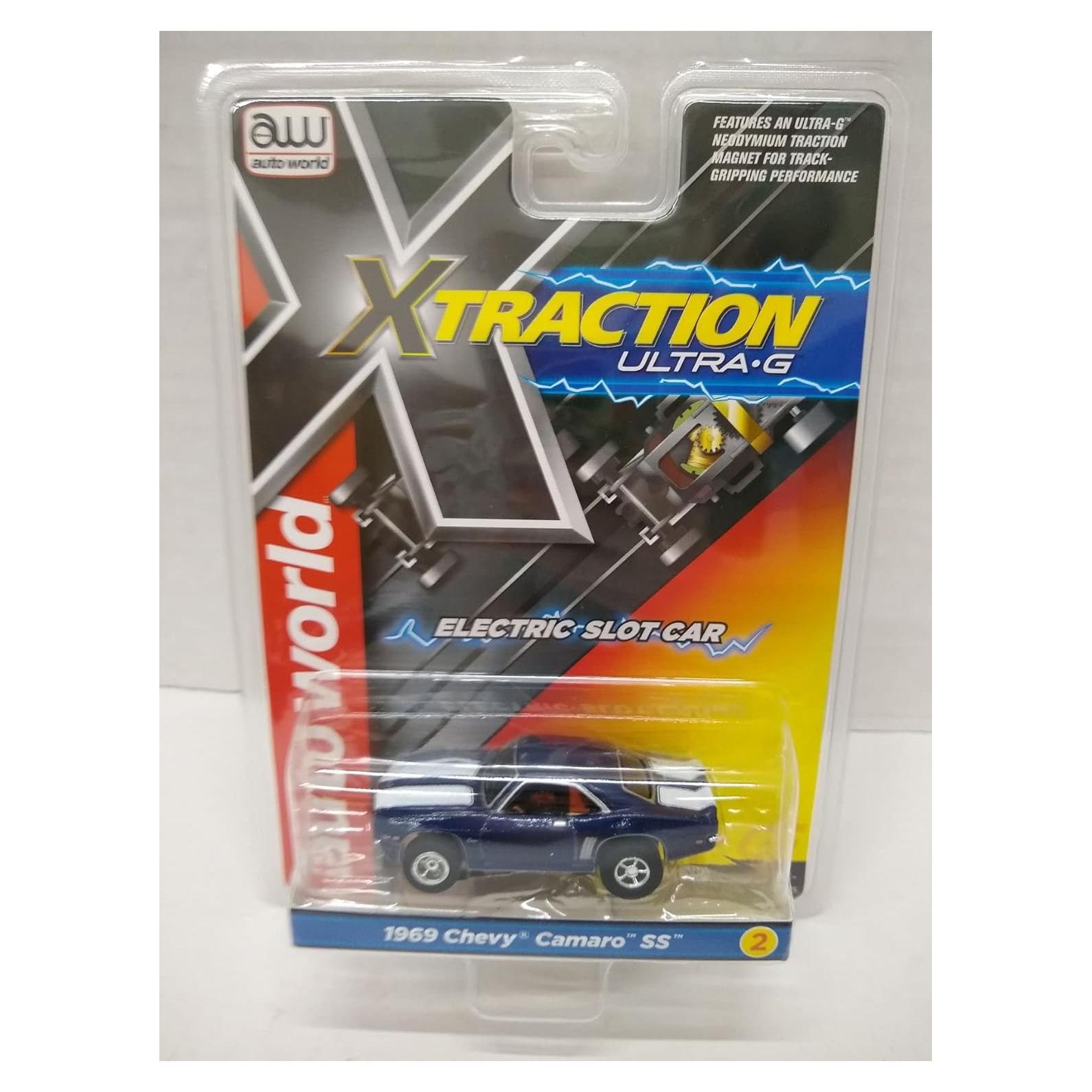 Coche de Slot Eléctrico Auto World 1969 Camaro SS Escala HO