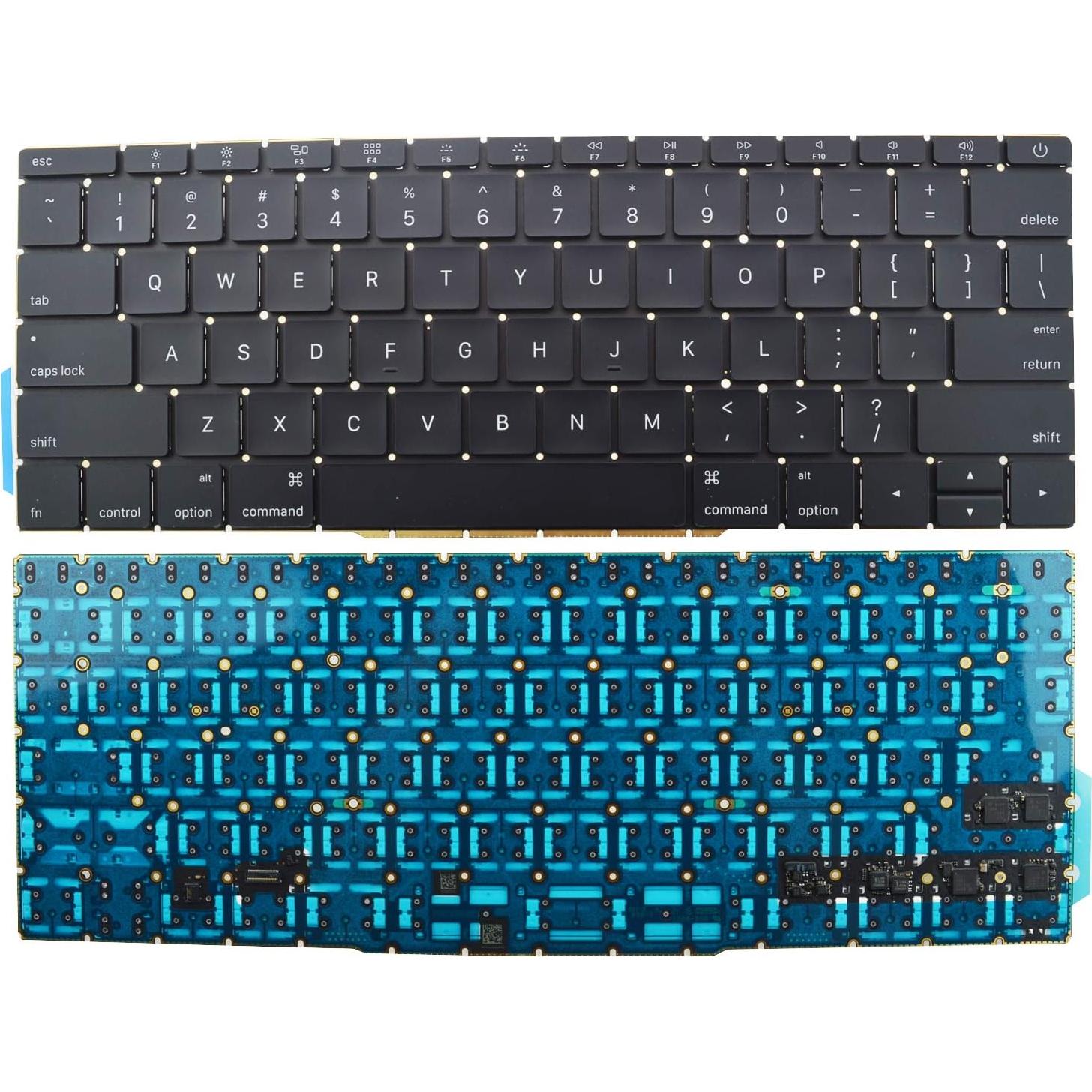 Teclado Reemplazo US JANRI para MacBook Pro 13 A1708 2016-2017