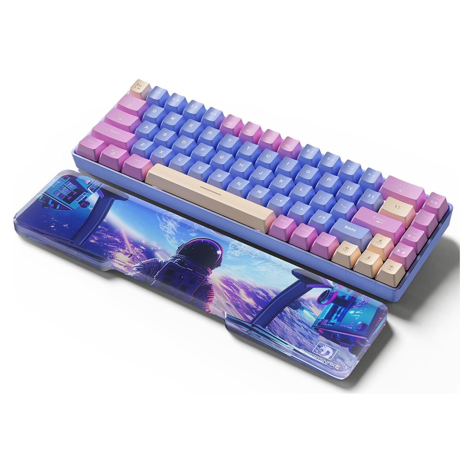 Reposap muñeca acrílico ergonómico ATTACK SHARK 33x8 cm