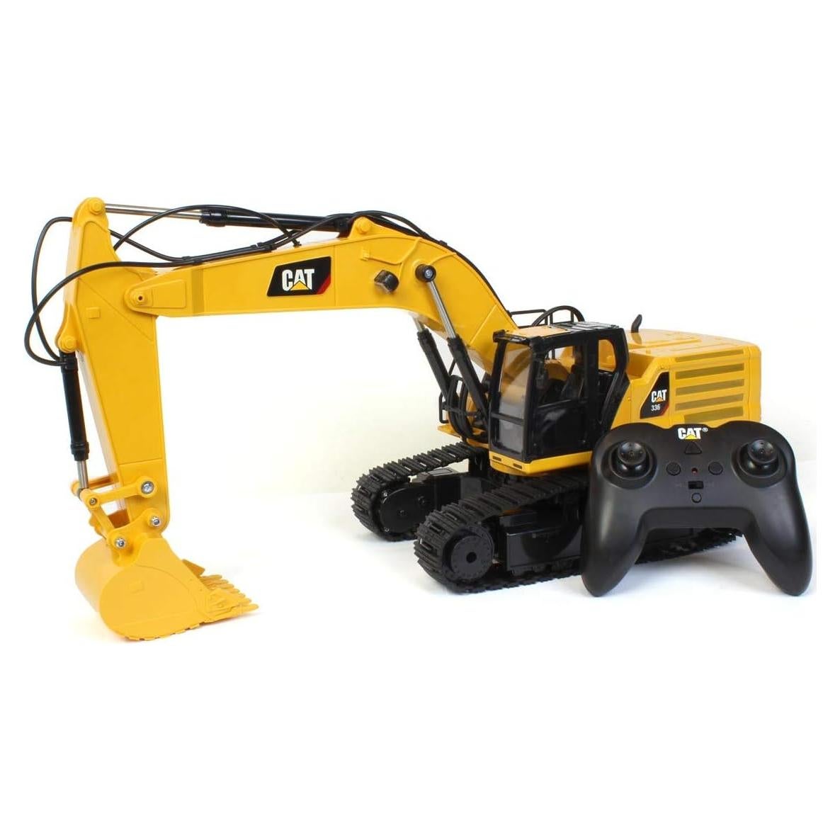 Camión Excavadora RC Diecast Masters CAT 336 1:24 Amarillo