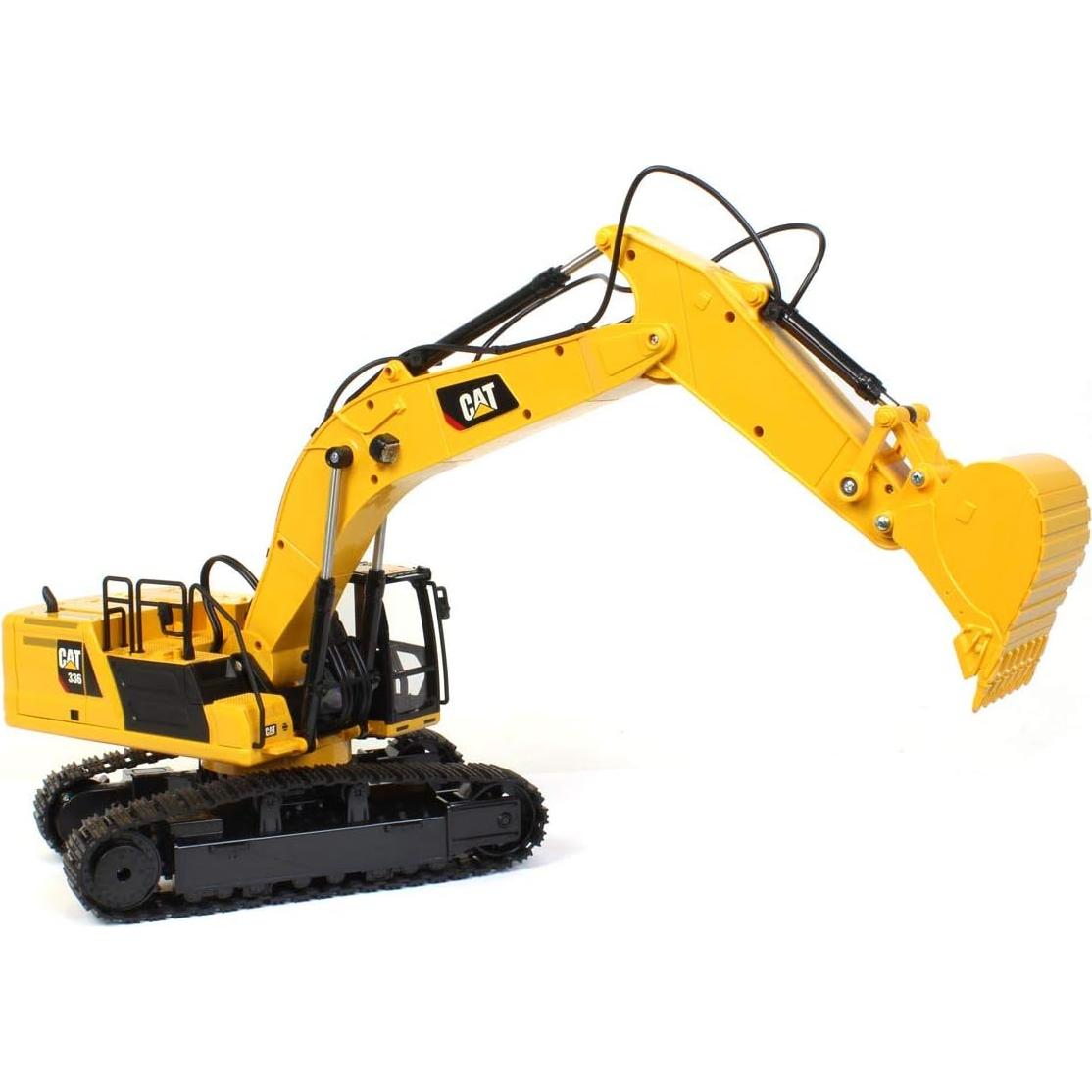 Camión Excavadora RC Diecast Masters CAT 336 1:24 Amarillo
