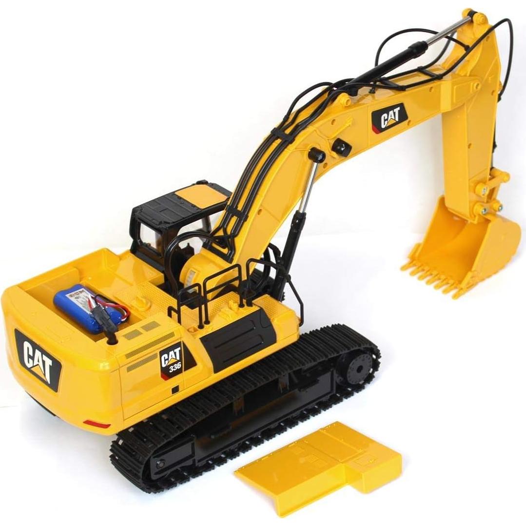 Camión Excavadora RC Diecast Masters CAT 336 1:24 Amarillo