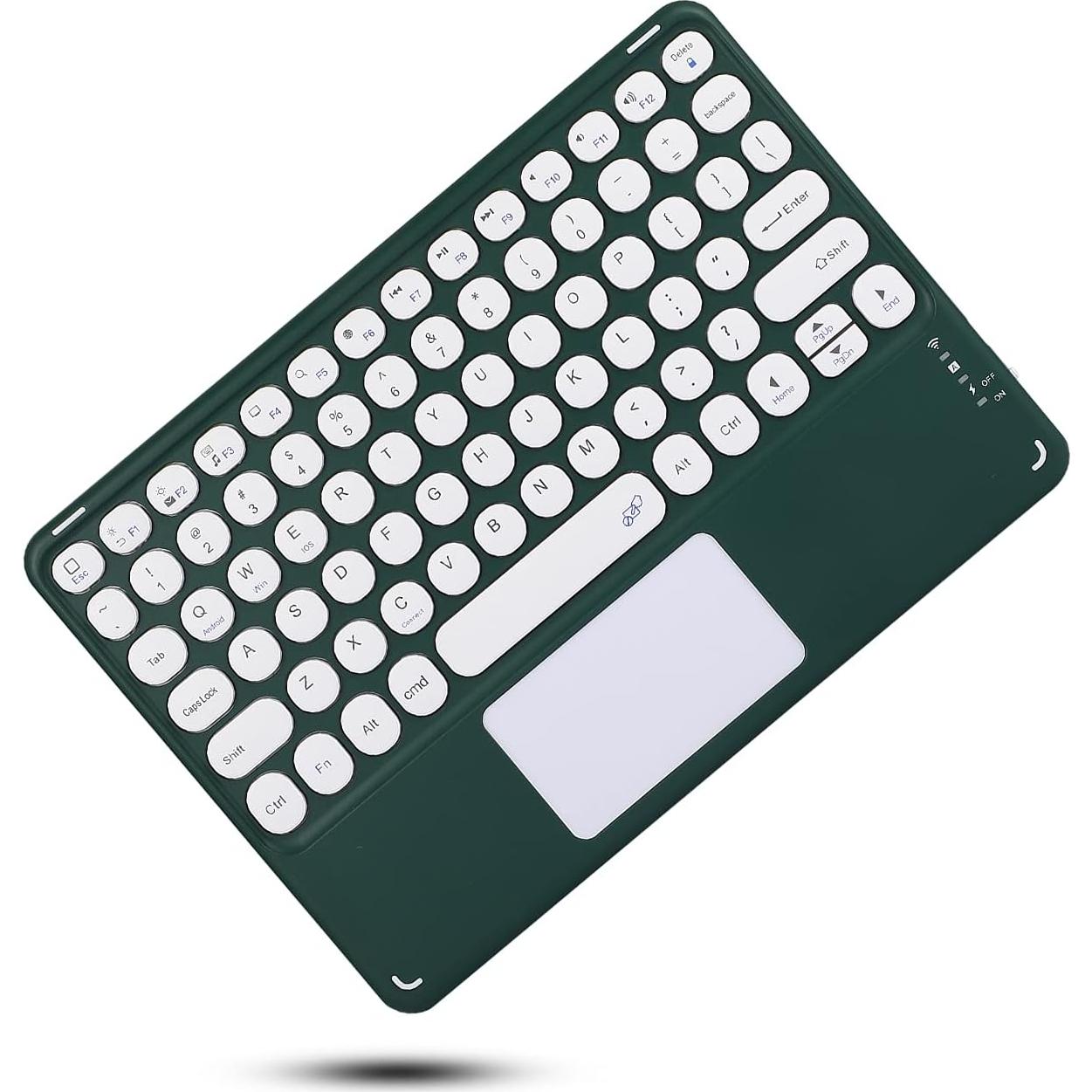 Funda Teclado Táctil HENGHUI para Galaxy Tab S6 Lite 10.4" Verde