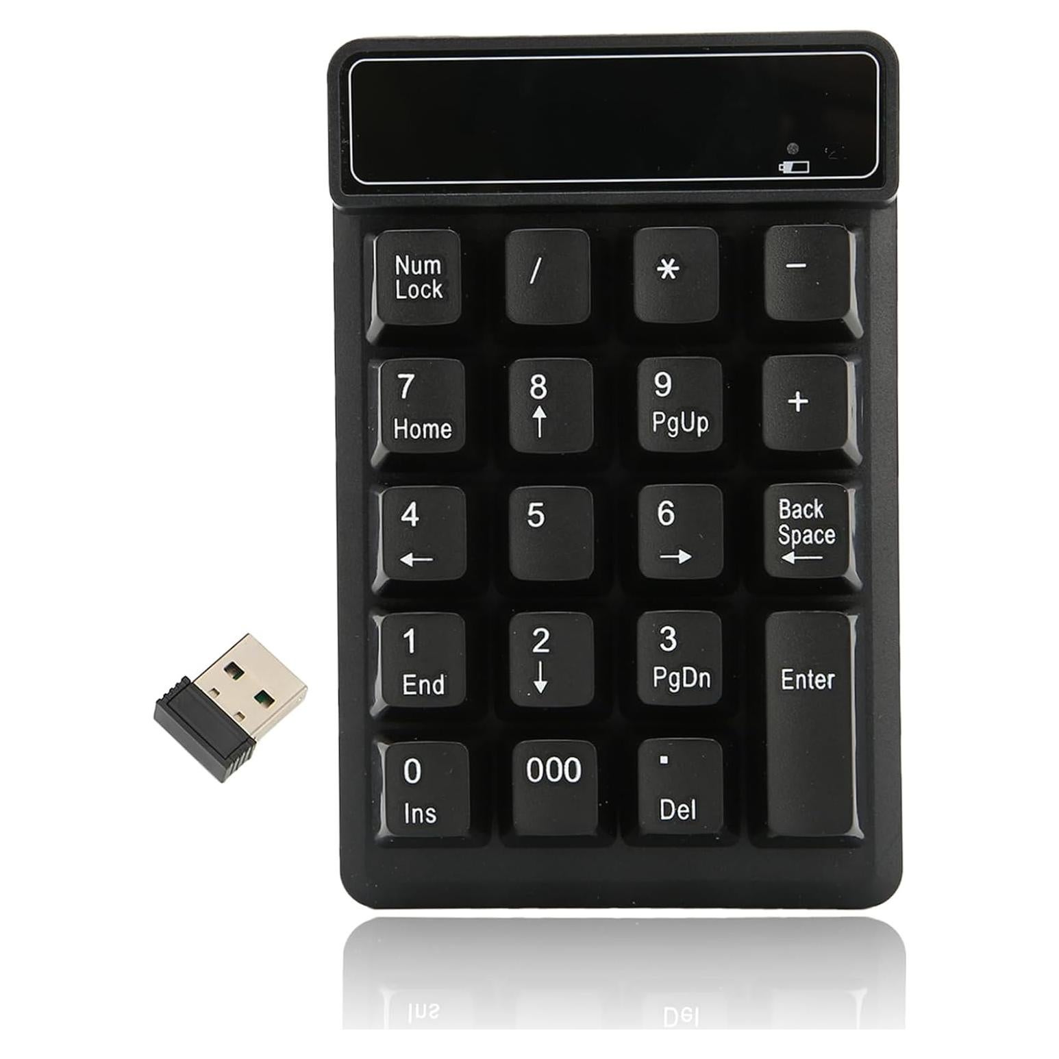 Teclado Numérico Inalámbrico Dpofirs 2.4 GHz Portátil 19 Teclas