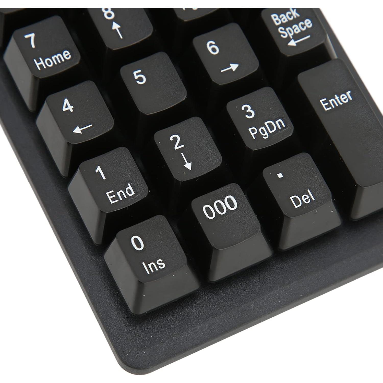 Teclado Numérico Inalámbrico Dpofirs 2.4 GHz Portátil 19 Teclas
