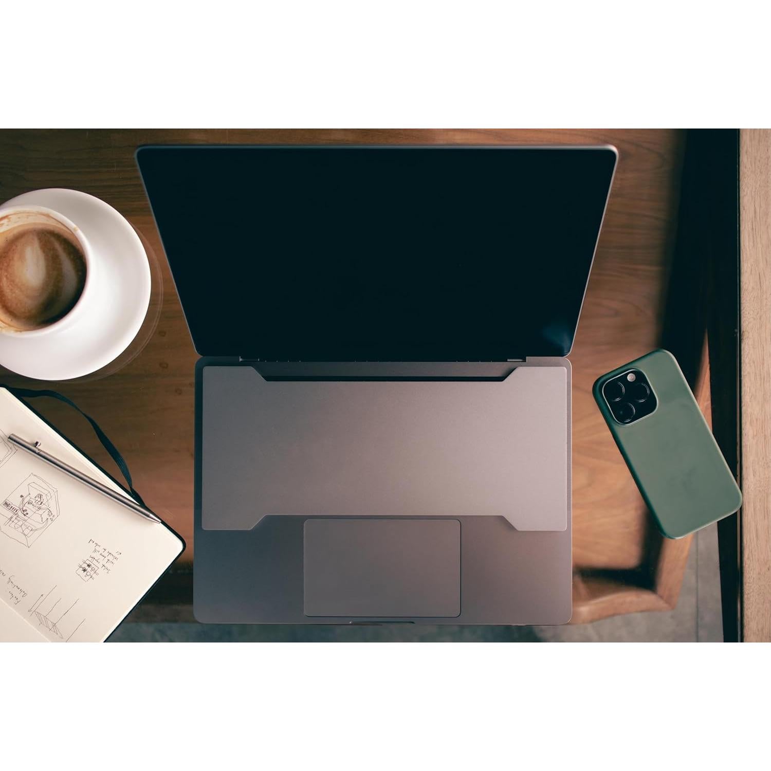 Puente de Teclado de Aluminio keybridg para Laptops - Gris Meteorito