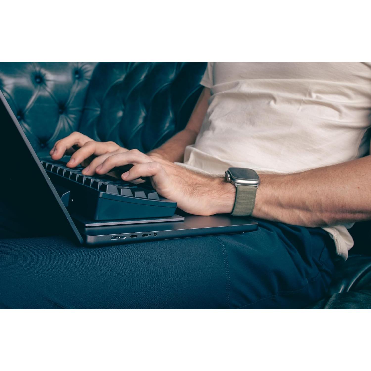 Puente de Teclado de Aluminio keybridg para Laptops - Gris Meteorito