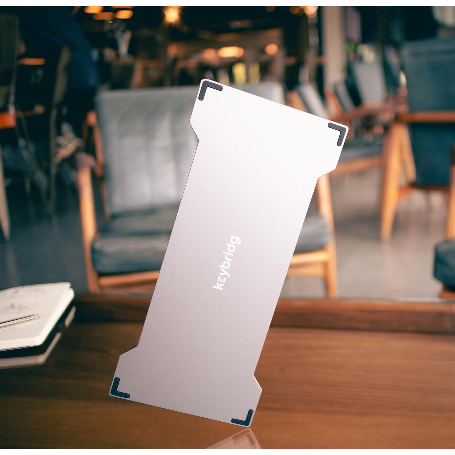 Puente de Teclado de Aluminio keybridg para Laptops - Gris Meteorito