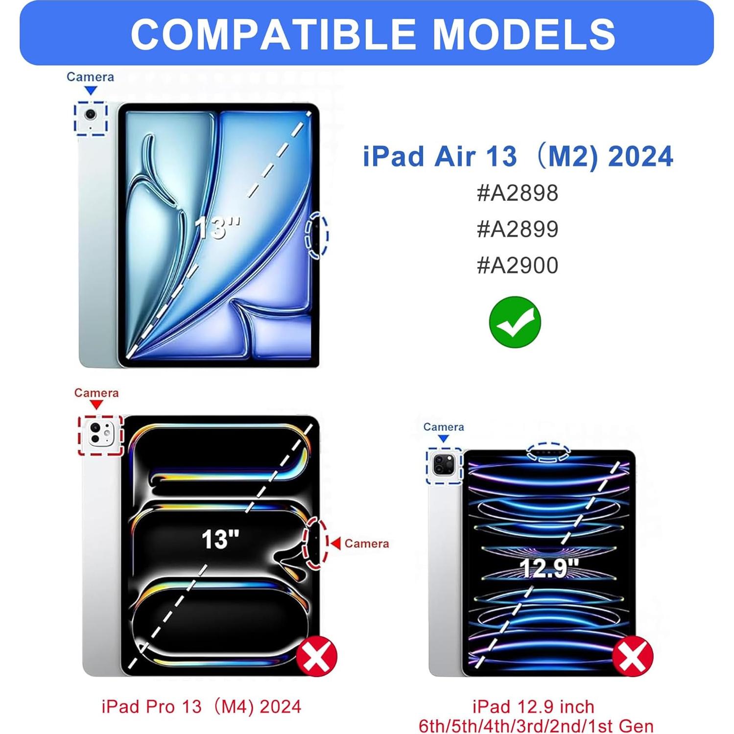 Funda Teclado Bluetooth iPad Air 13" IVEOPPE M2 2024/2025