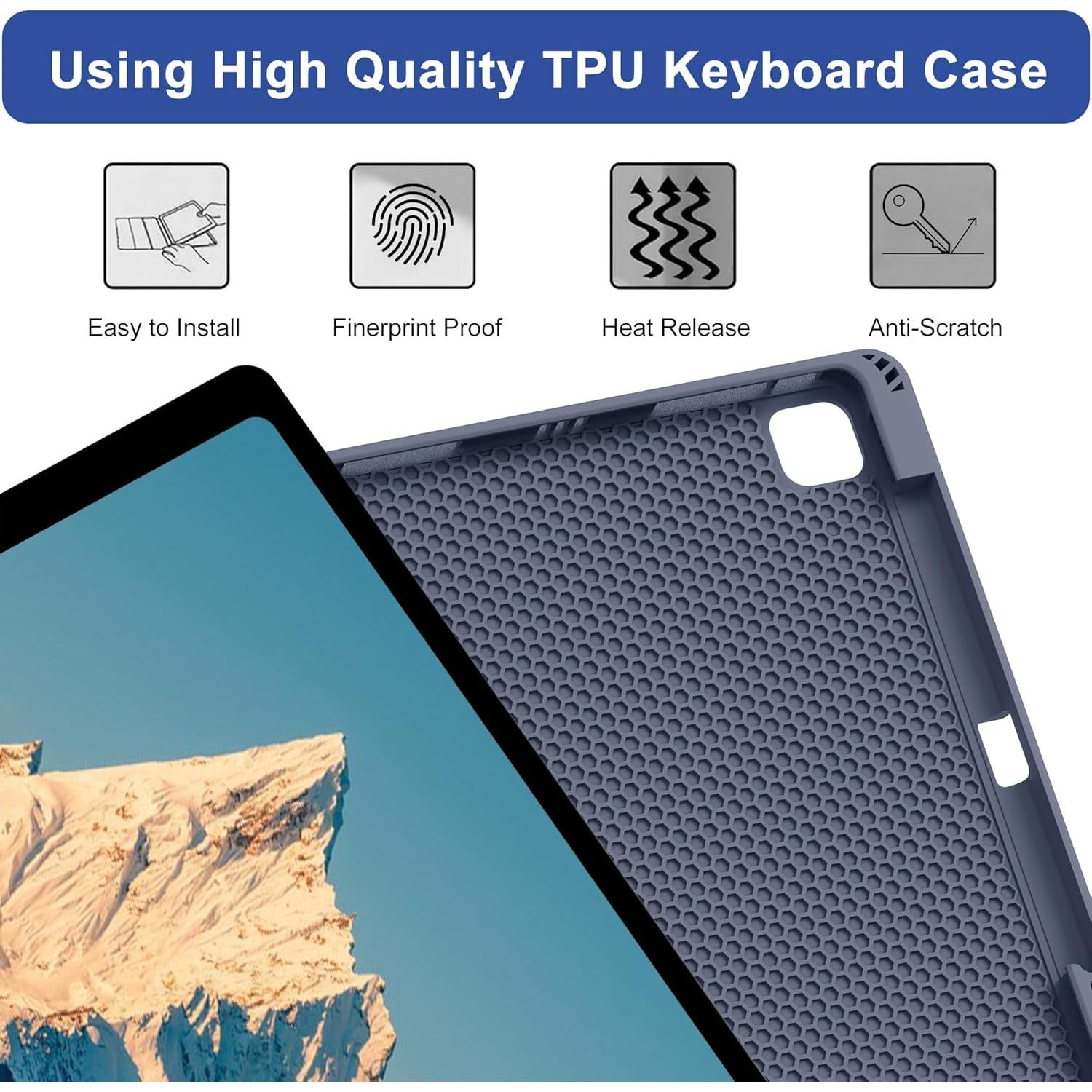 Funda Teclado Bluetooth iPad Air 13" IVEOPPE M2 2024/2025