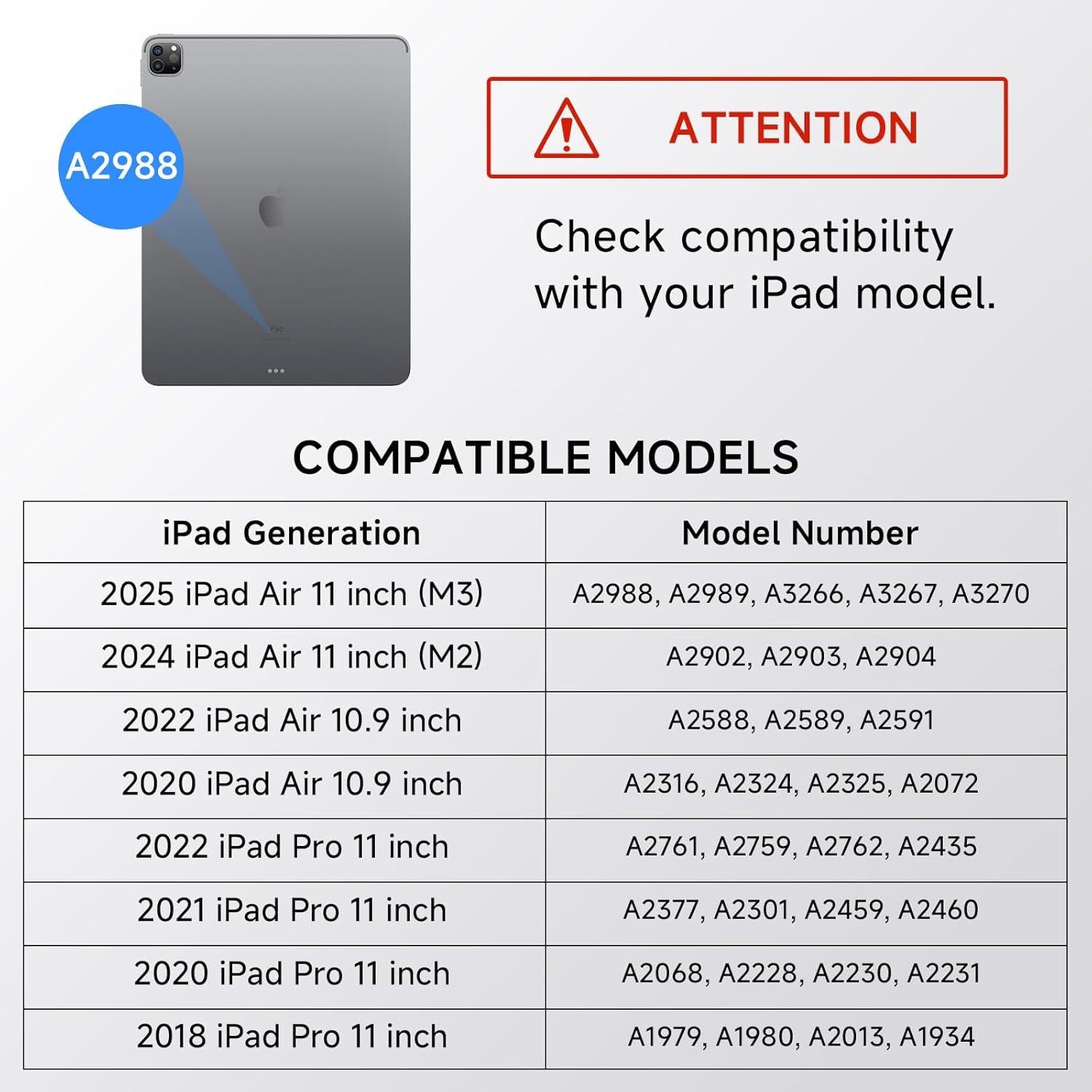 Funda Teclado iPad Air 11" Tiaota con Trackpad y Soporte 360°