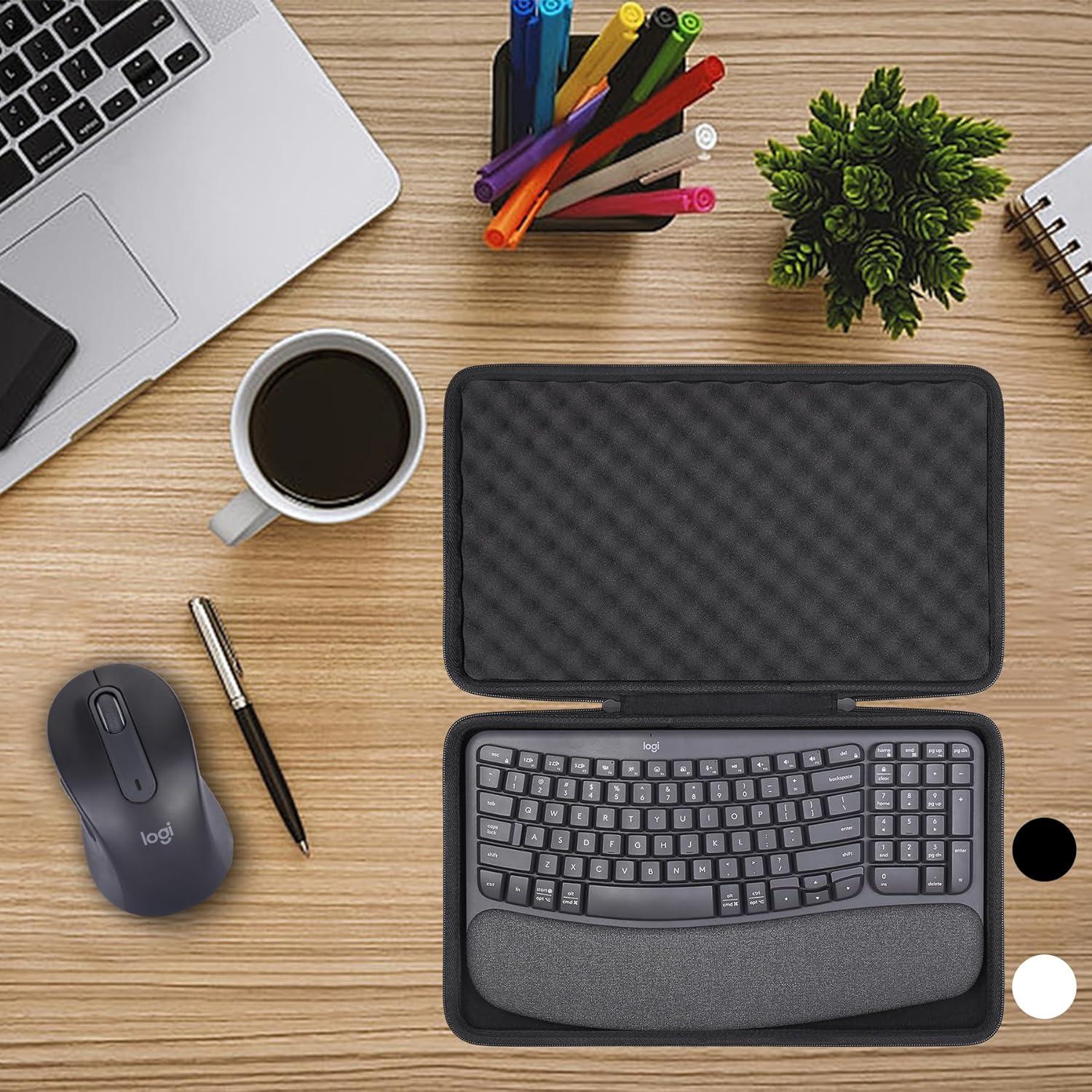 Funda Dura co2CREA para Teclado y Mouse Logitech MK670