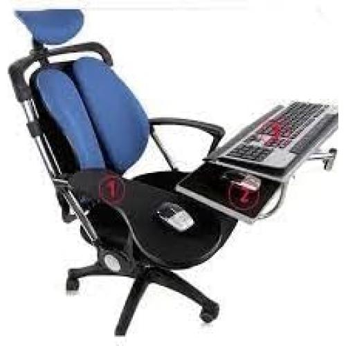 Soporte Ergonómico para Silla con Bandeja para Teclado Myrin