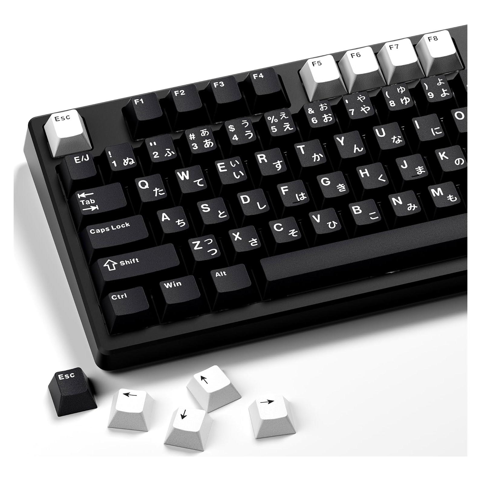 Conjunto de Teclas PBT Doble Inyección GMKWTL 146 Teclas Japonesas