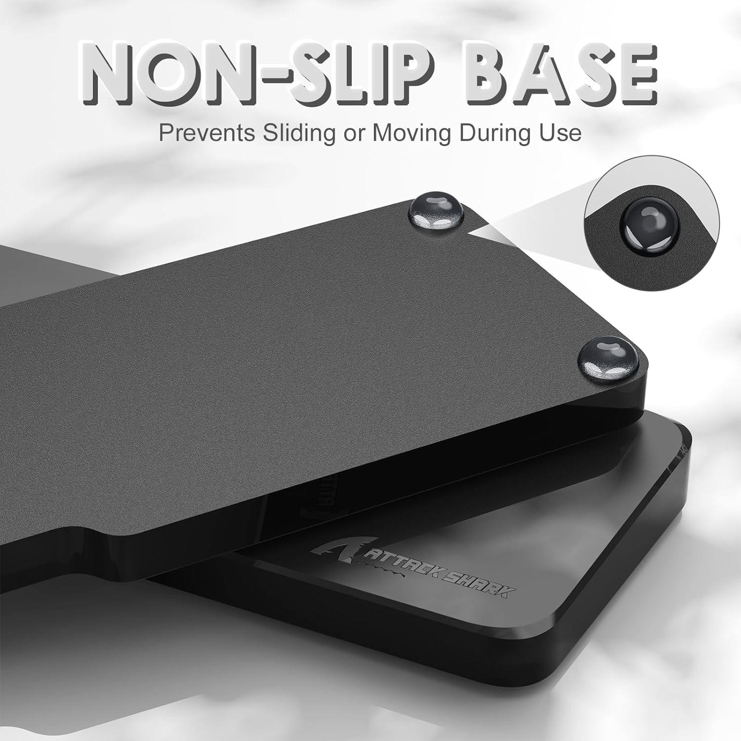 Reposap muñeca ergonómico ATTACK SHARK acrílico 41.91 cm