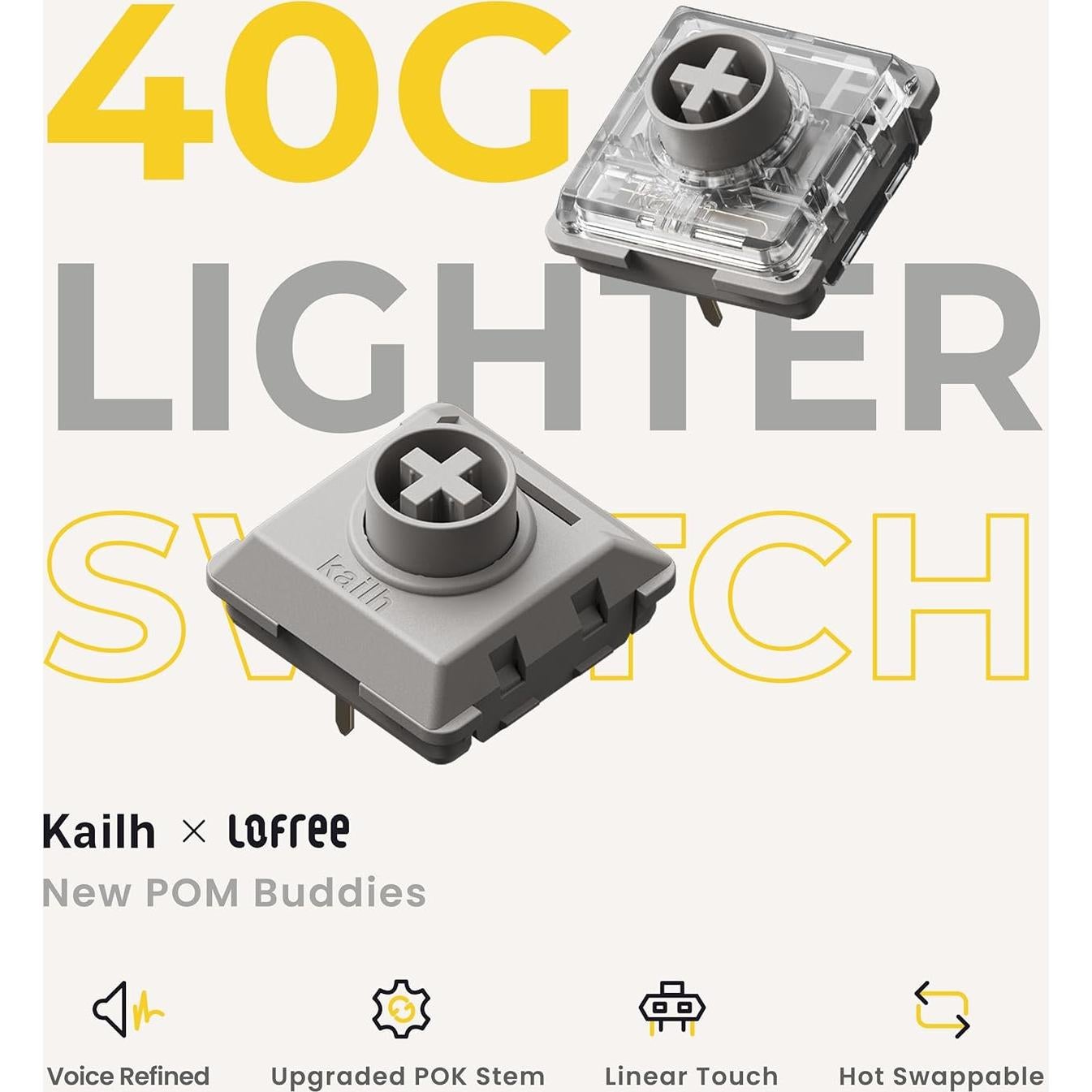 Teclado Mecánico Inalámbrico Lofree Flow Lite 100 Mármol