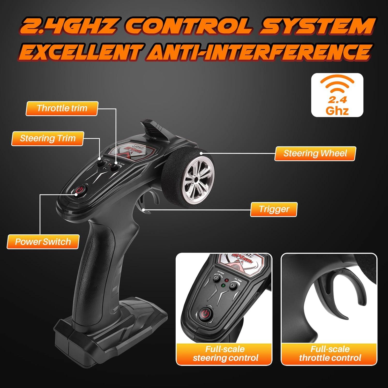 Coche RC Todo Terreno SIMREX 1/16 36 KPH 4WD Control Remoto