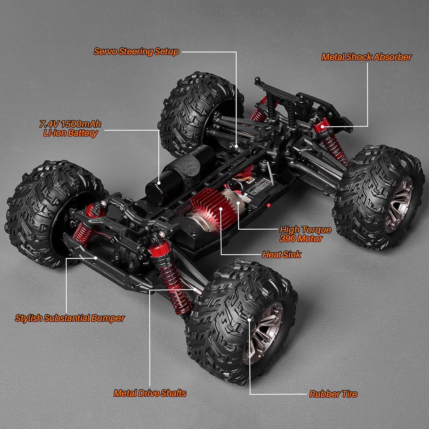 Coche RC Todo Terreno SIMREX 1/16 36 KPH 4WD Control Remoto