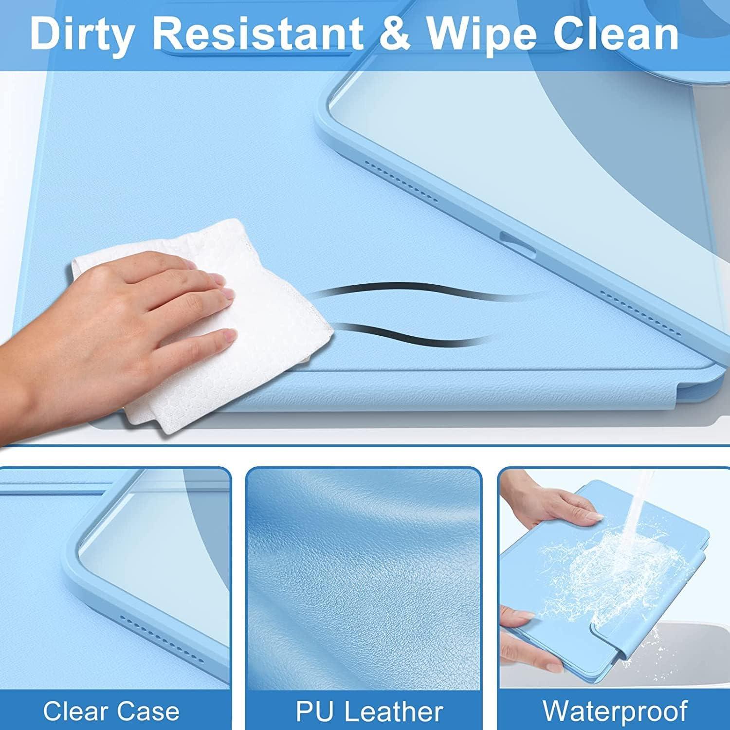 Funda Teclado Magnética para iPad 11" 2025 y 10" 2022 - Gris Lavanda