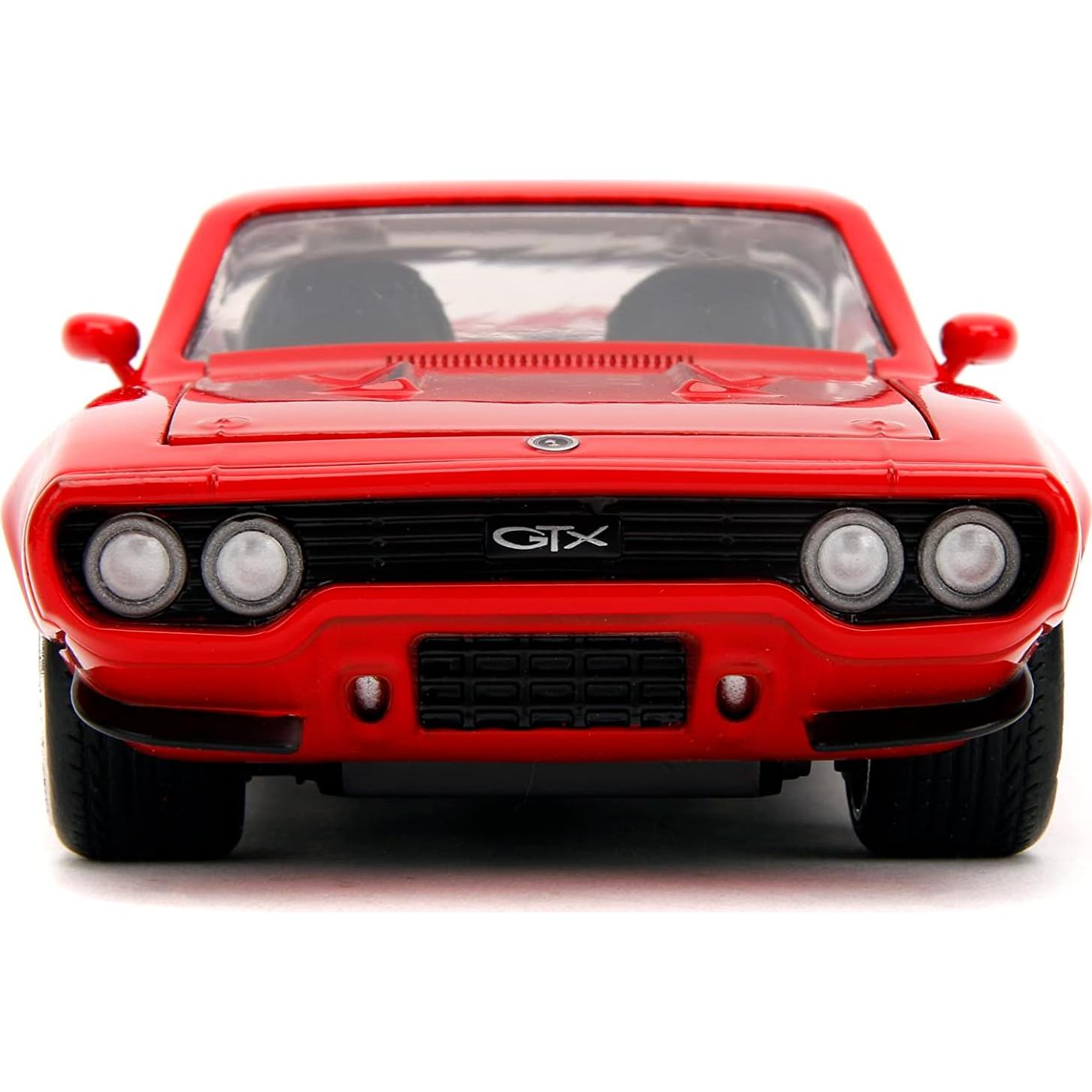 Coche de Fundición 1:24 Plymouth GTX 1972 Jada Toys Rojo