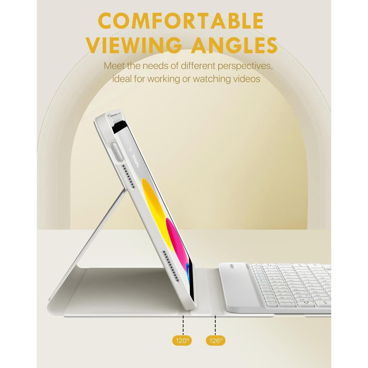 Funda con Teclado Bluetooth MoKo para iPad 11" y 10.9"