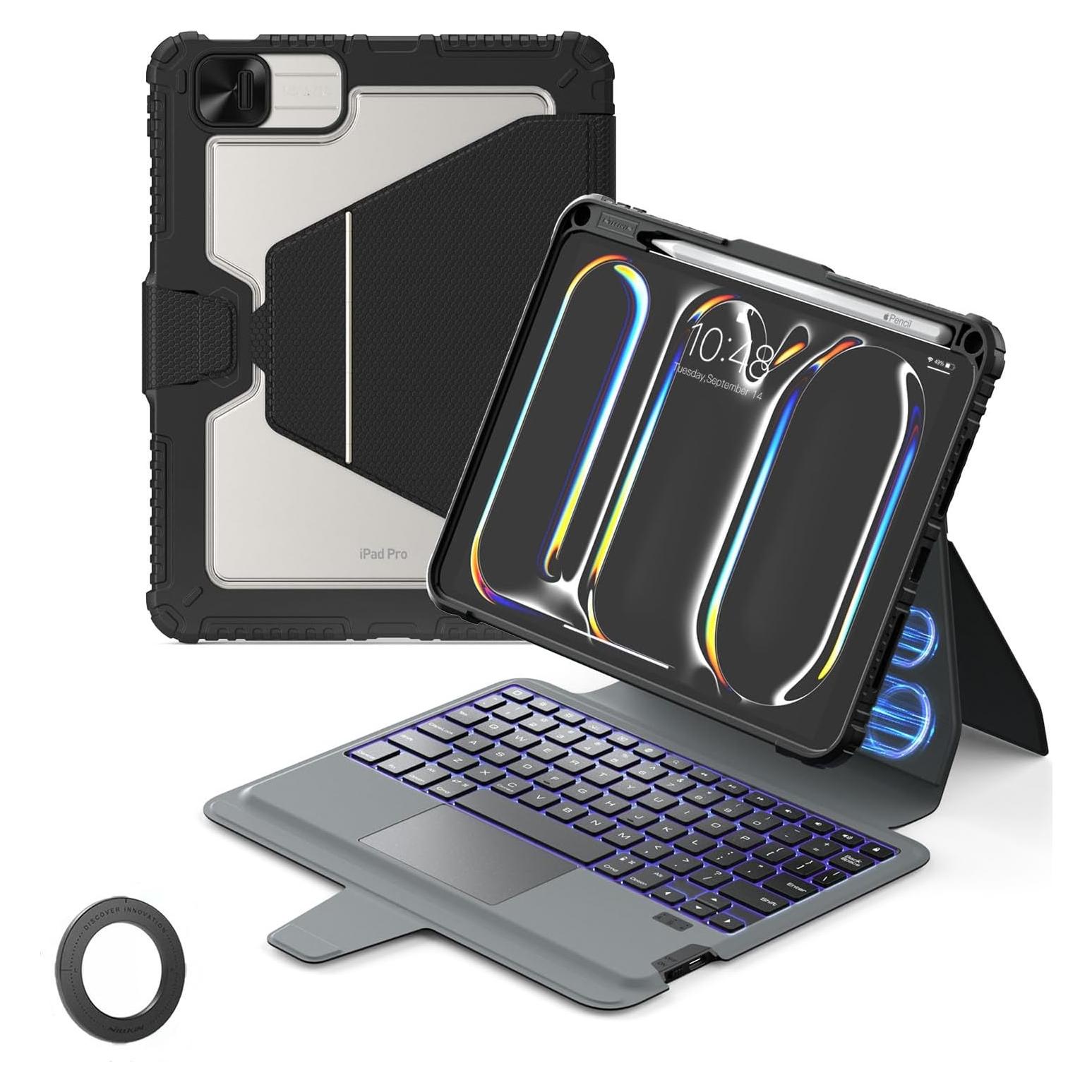Funda Magnética Nillkin con Teclado Retroiluminado para iPad Pro 11" M4
