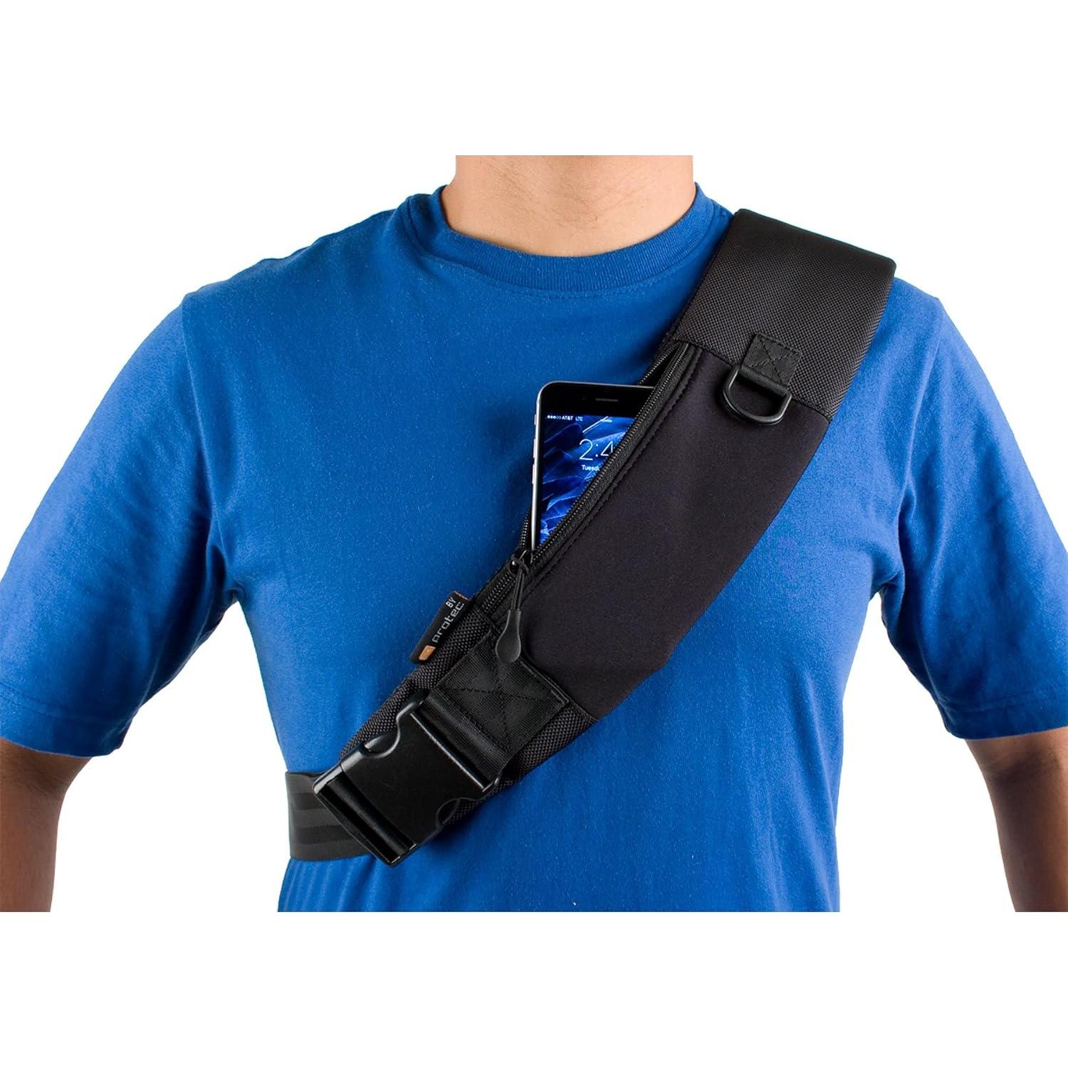 Protec A502 ZIP Sling para iPad Pro 12.9" y Notebook Negro