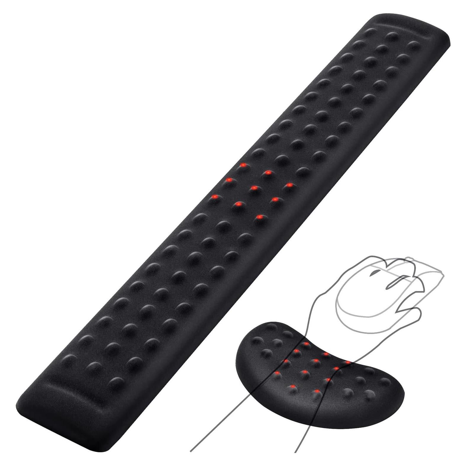 Reposa Muñecas Ergonómico Gimars GIM-MHWP01 con Masaje