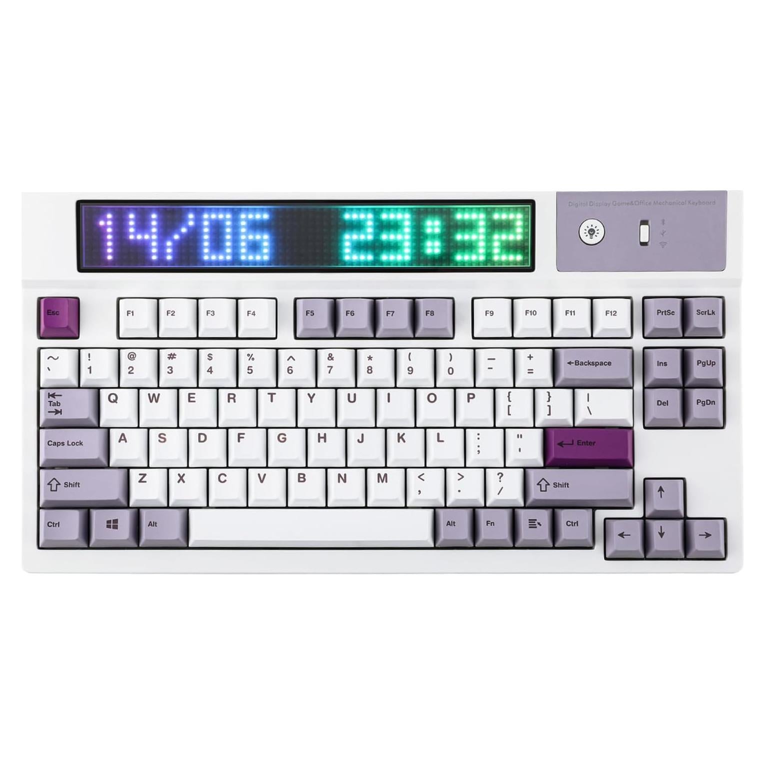 Teclado Mecánico Inalámbrico EPOMAKER DynaTab 75X RGB 10,000mAh