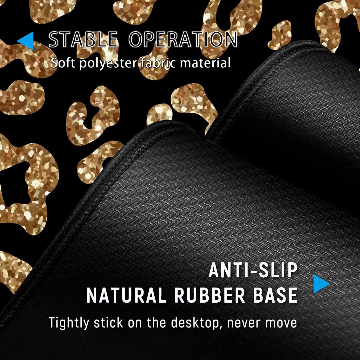 Alfombrilla de escritorio YVBHCGGGF XXL 80x30 cm con soporte ergonómico