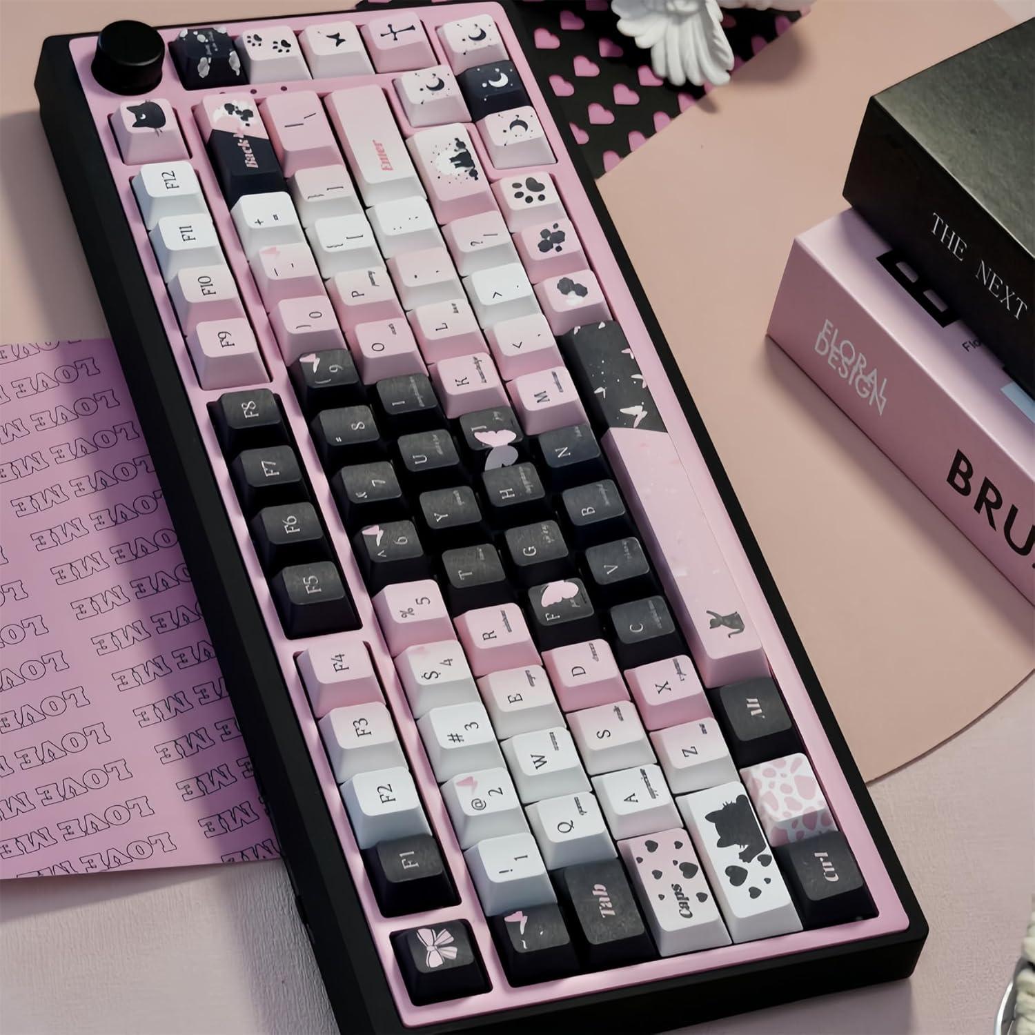 Conjunto de Teclas Personalizadas ZMX 131 Teclas PBT Kawaii