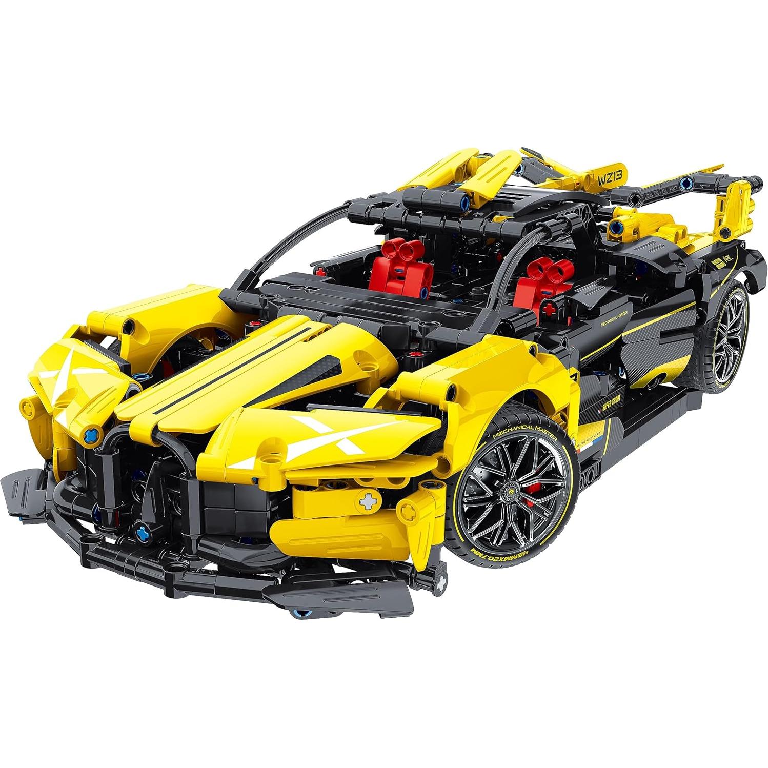 Juguete de Construcción STEM DAKOTT Supercoche 1:14 1103 Piezas