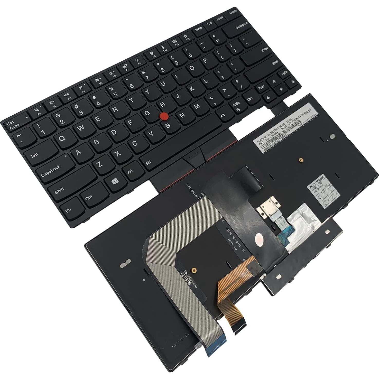 Teclado US Retroiluminado para Lenovo Thinkpad T470 T480 A475 A485