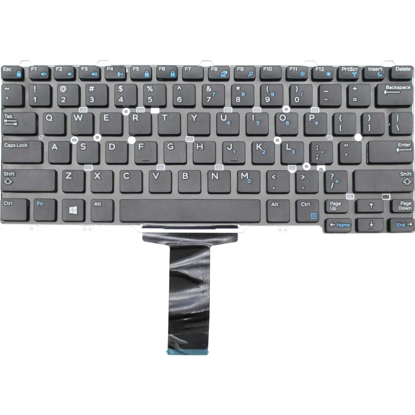 Teclado de Reemplazo PAEBAI+ para DELL Latitude 3340 3350 E7450
