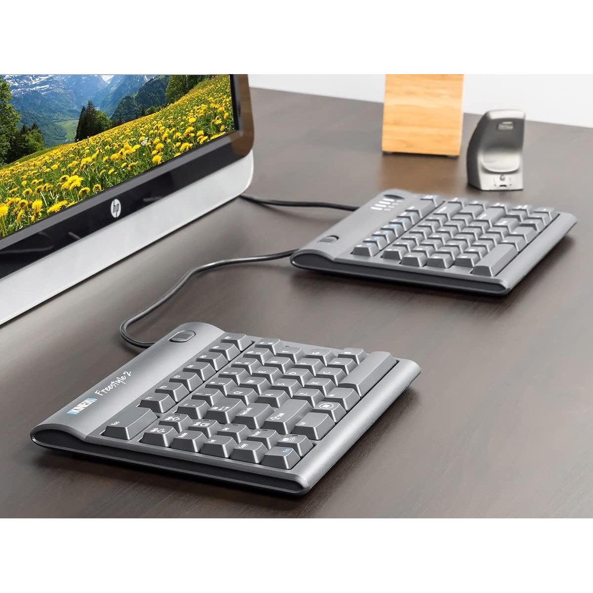 Teclado Ergonómico Kinesis Freestyle2 USB Bluetooth Negro