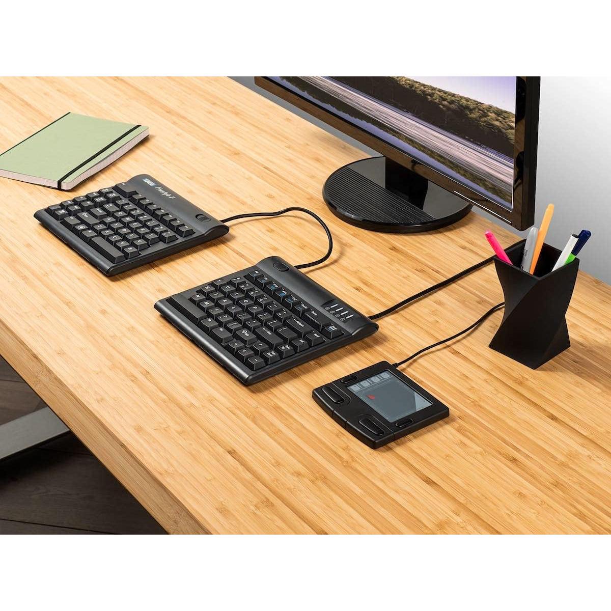 Teclado Ergonómico Kinesis Freestyle2 USB Bluetooth Negro