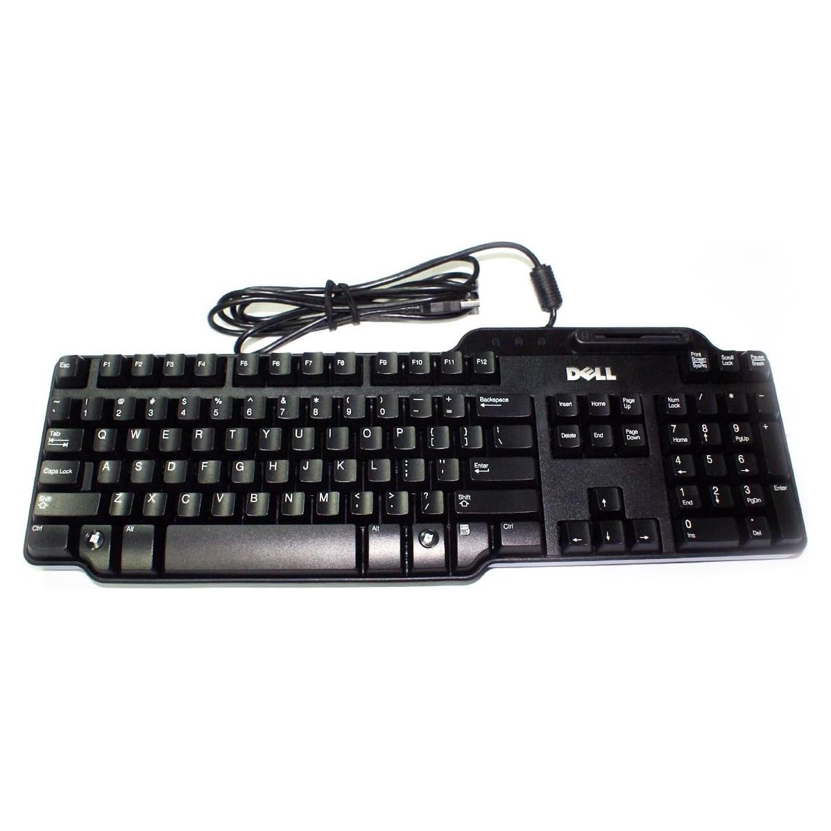 Teclado USB Dell SK-3205 con lector de tarjetas y reposamuñecas