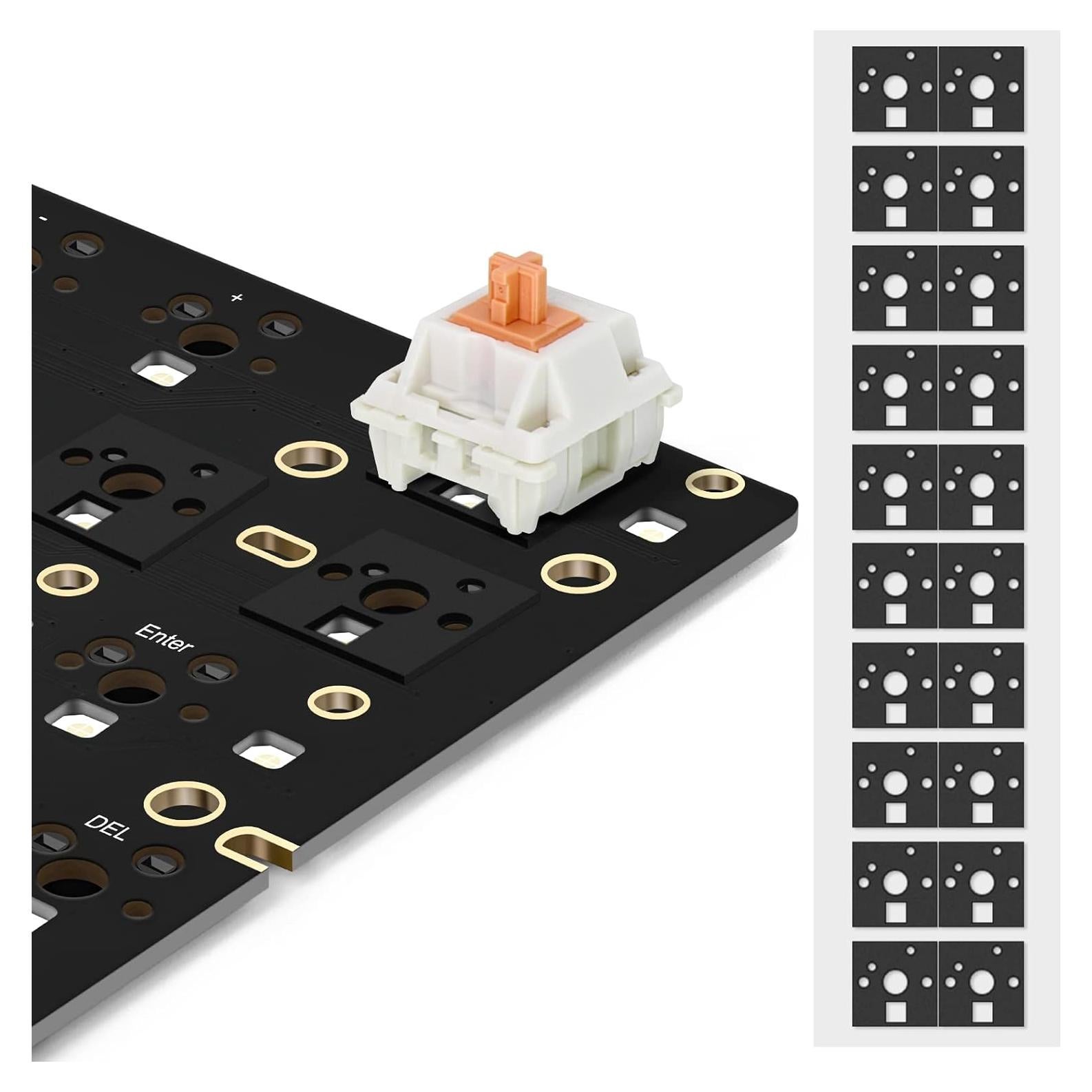 Almohadillas de Interruptor YIMAGUJRX Poron 1mm 120Pcs