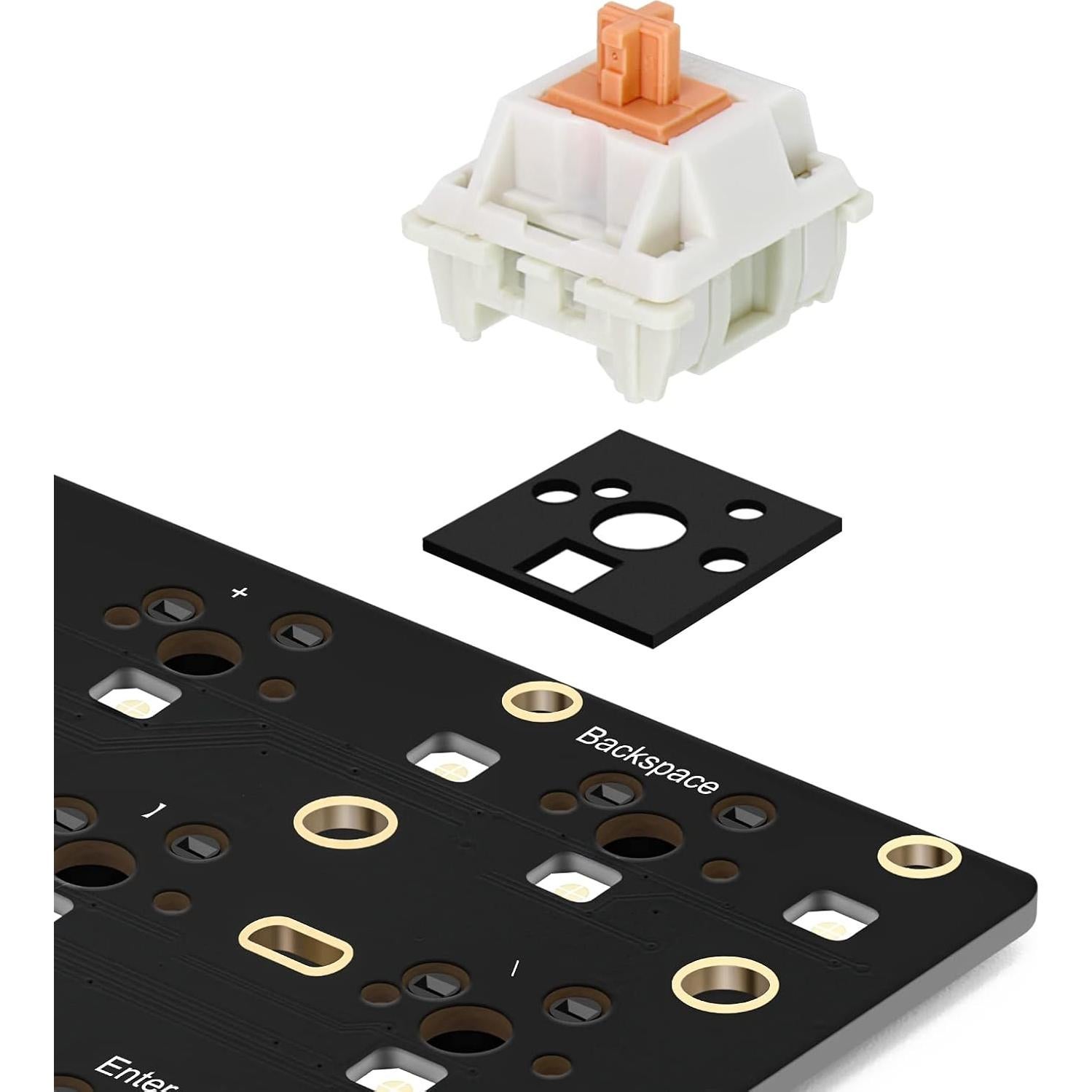 Almohadillas de Interruptor YIMAGUJRX Poron 1mm 120Pcs