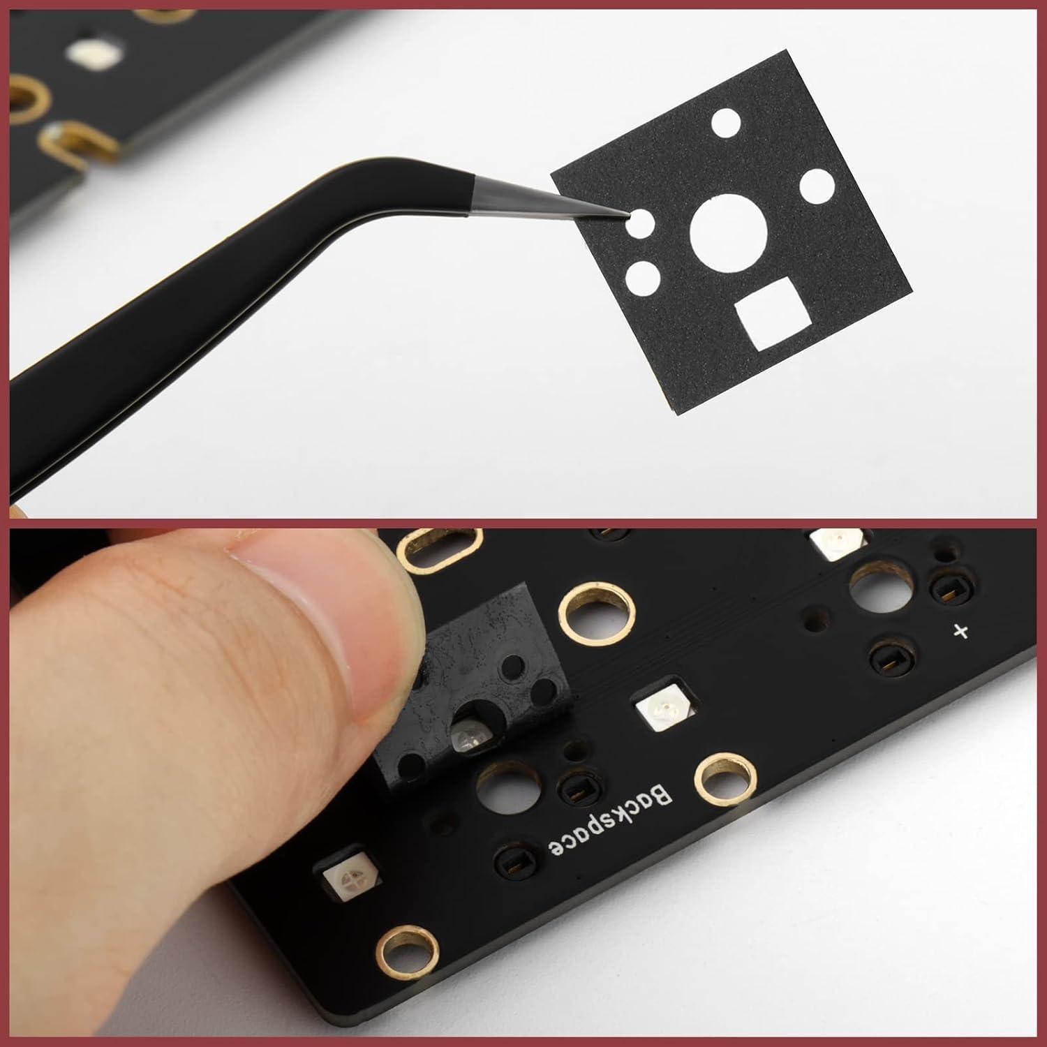 Almohadillas de Interruptor YIMAGUJRX Poron 1mm 120Pcs