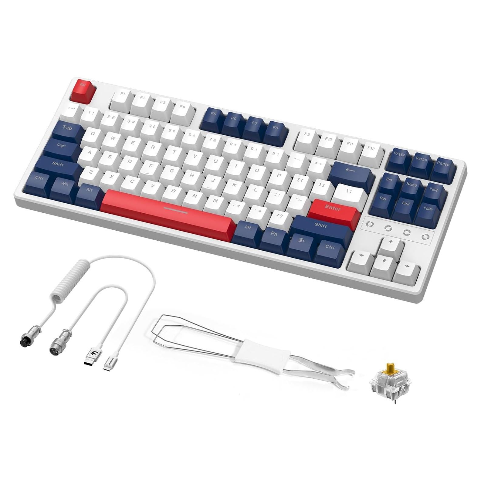 Teclado Mecánico Inalámbrico TKL Attack Shark K87 RGB