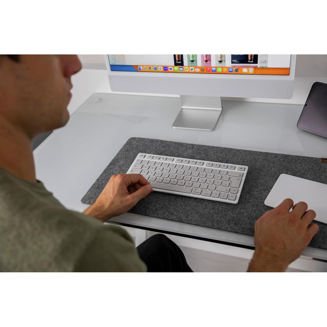 Teclado Bluetooth Cherry KW 7100 Mini para Mac Compacto