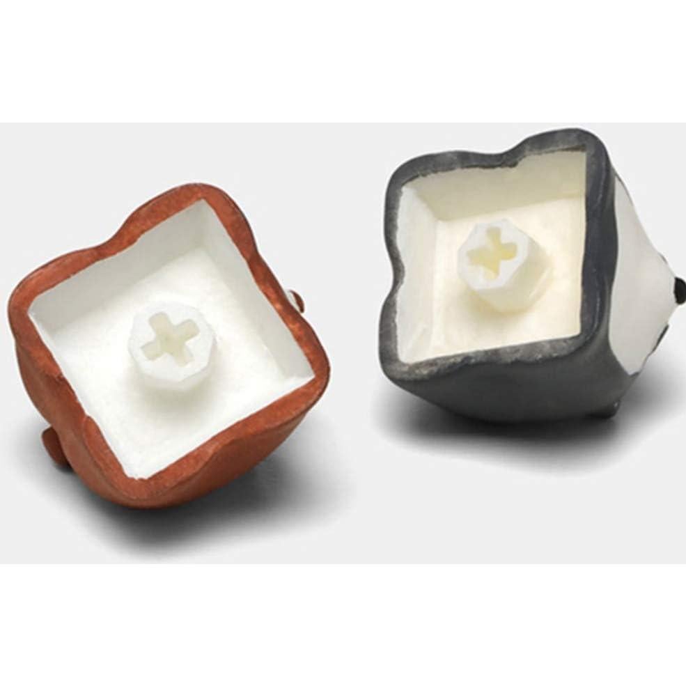 Tecla de resina personalizada Kelendle perro husky blanco ESC