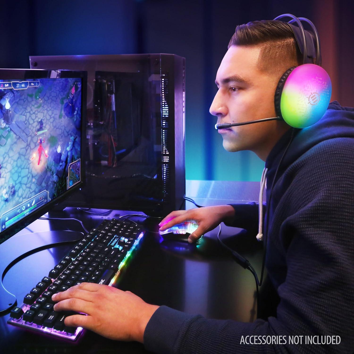 Teclado para Juegos ENHANCE Voltaic 2 Retroiluminado LED 104 Teclas