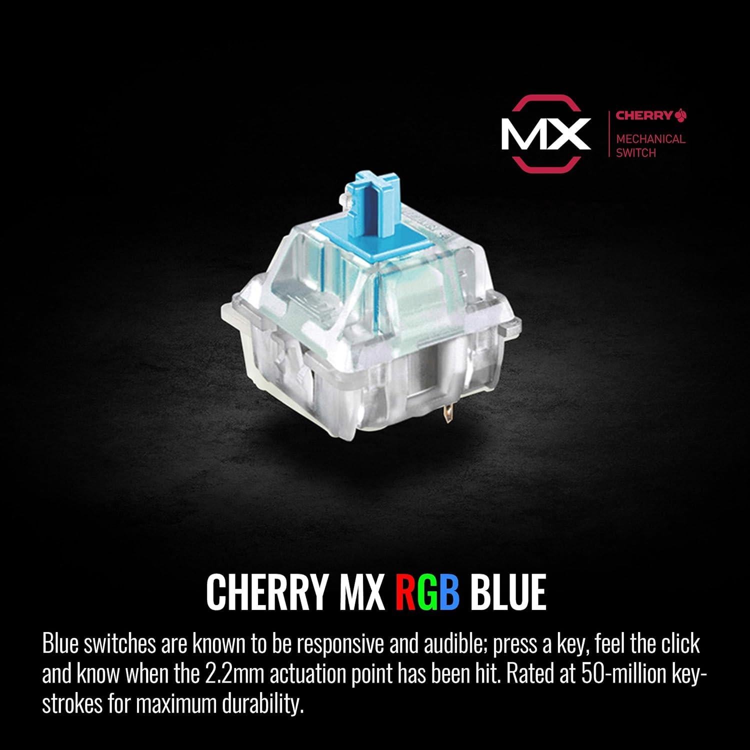 Teclado Gaming RGB Thermaltake Argent K5 Mecánico Azul