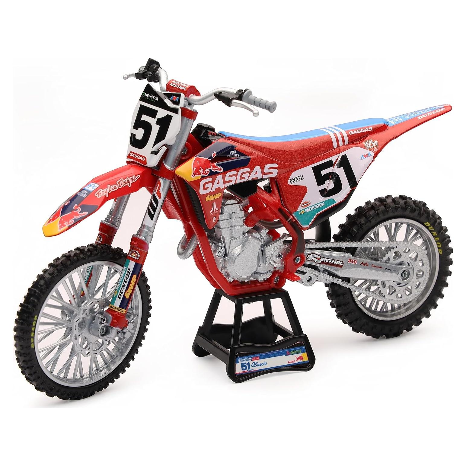 Motocicleta Diecast GasGas MC 450F Justin Barcia 1:12 NewRay