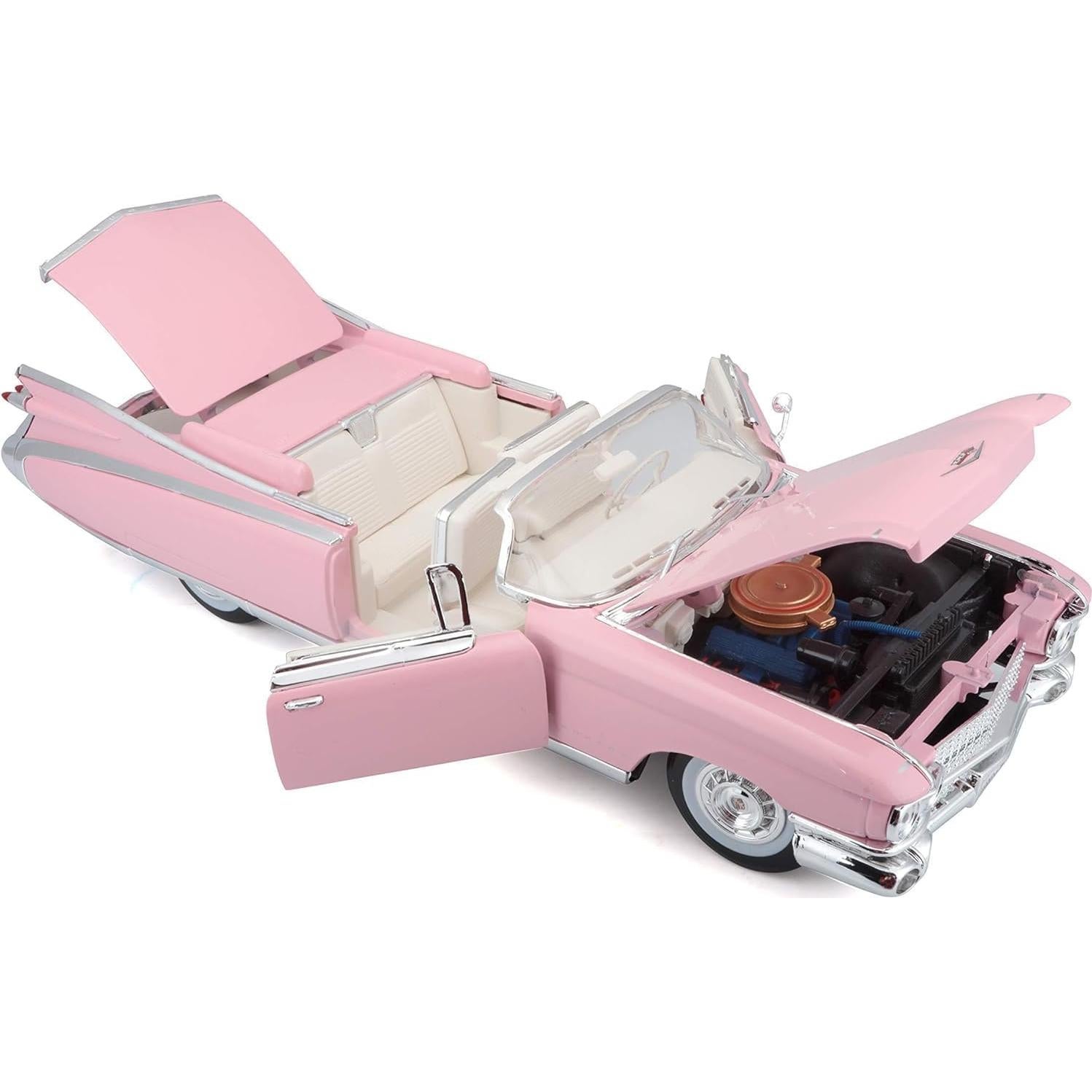 Cadillac Eldorado Biarritz Convertible 1959 Rosa Maisto 1:18